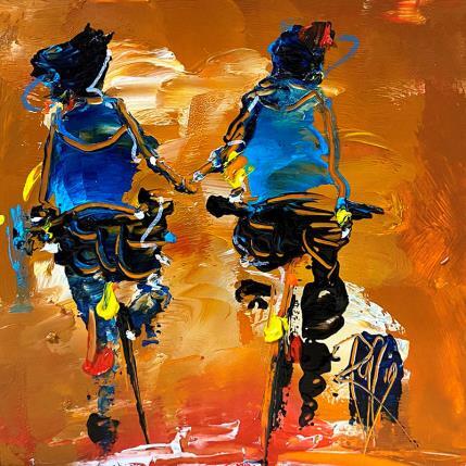 Painting Plaisir de Toi by Raffin Christian | Painting Figurative Acrylic, Oil Life style