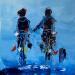 Painting Mains complices by Raffin Christian | Painting Figurative Life style Oil Acrylic