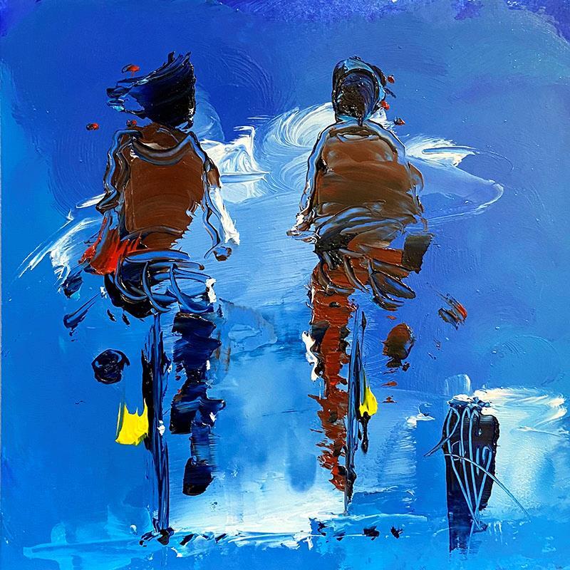 Painting Plaisir de Toi by Raffin Christian | Painting Figurative Acrylic, Oil Life style, Pop icons