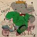 Painting Babar by Marie G.  | Painting Pop art Acrylic Pop icons