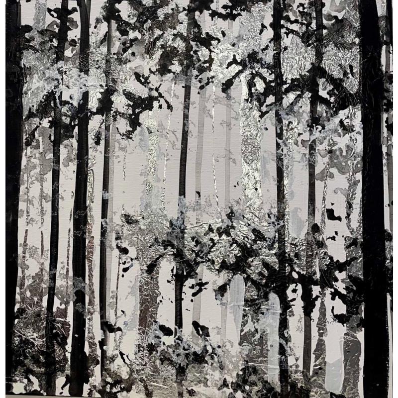 Painting Forêt by Locoge Alice | Painting Figurative Animals Acrylic