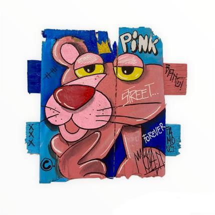 Peinture Pink par Molla Nathalie  | Tableau Pop Art Mixte icones Pop