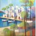 Gemälde A0138 L'ile aux pins (Thassos) von Burgi Roger | Gemälde Figurativ Landschaften Urban Marine