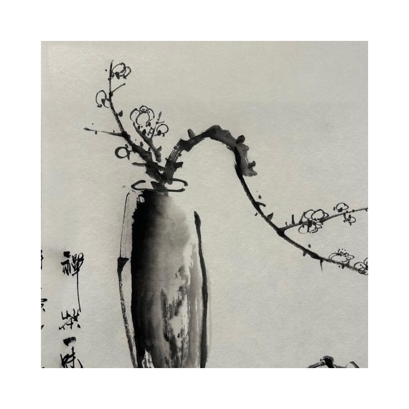 Peinture Tea par Yu Huan Huan | Tableau Figuratif Natures mortes Encre
