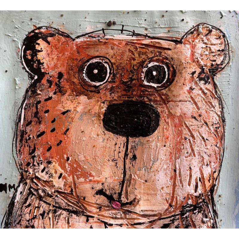 Painting Minibear by Maury Hervé | Painting Raw art