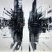 Painting Gemini by Rey Julien | Painting Figurative Mixed Urban