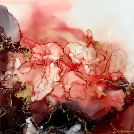 Painting 916 Poésie Florale by Depaire Silvia | Painting Abstract Mixed Landscapes, Minimalist