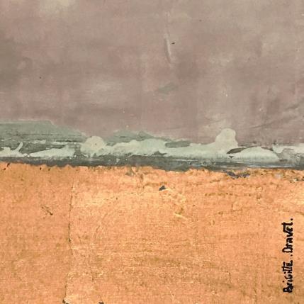 Painting Le silence immobile by Dravet Brigitte | Painting Abstract Mixed Landscapes, Marine, Minimalist