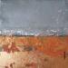 Painting L'été indien by Dravet Brigitte | Painting Abstract Mixed Acrylic Marine Minimalist