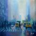 Painting NY-6h58 by Jung François | Painting Figurative Urban Oil