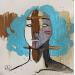 Painting Vilka by Paris Sketch Culture | Painting Pop-art Portrait Pop icons Minimalist Acrylic