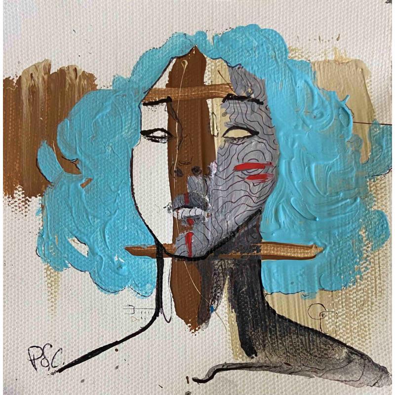 Painting Vilka by Paris Sketch Culture | Painting Pop-art Portrait Pop icons Minimalist Acrylic