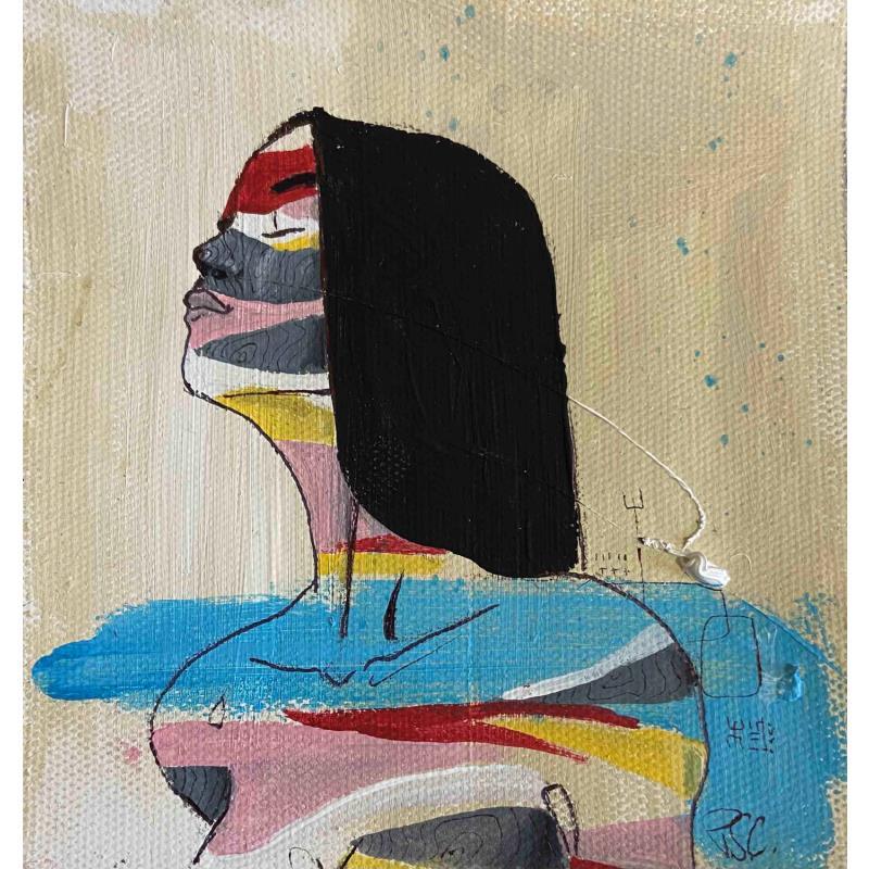 Painting Beleza by Paris Sketch Culture | Painting Pop-art Portrait Pop icons Minimalist Acrylic