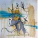 Gemälde Dacat Down von Paris Sketch Culture | Gemälde Pop-Art Porträt Pop-Ikonen Minimalistisch Acryl