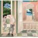 Gemälde Agata allo specchio von Mariniello Cecco | Gemälde Figurativ Acryl