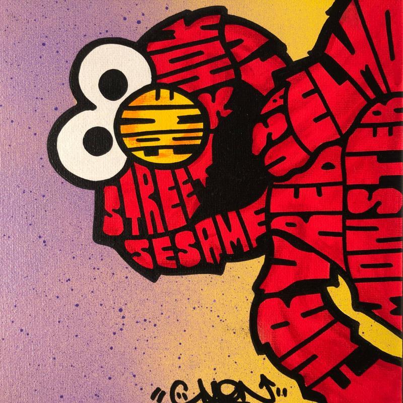 Peinture Elmo Face par Cmon | Tableau Pop art Icones Pop