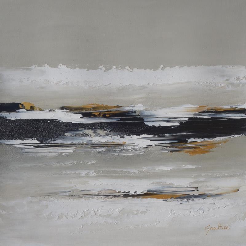 Painting Jour de brume by Gaultier Dominique | Painting Figurative Oil Marine