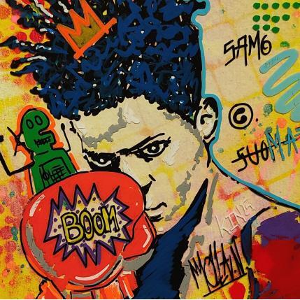 Peinture Basquiat par Molla Nathalie  | Tableau Pop-art Icones Pop