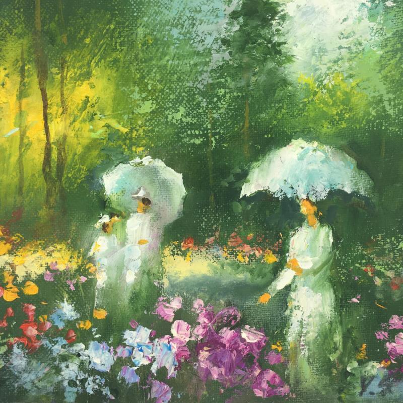 Painting In the park by Skachkov Victor  | Painting Figurative Life style Oil
