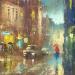 Painting Evening bustle by Skachkov Victor  | Painting Figurative Oil Urban