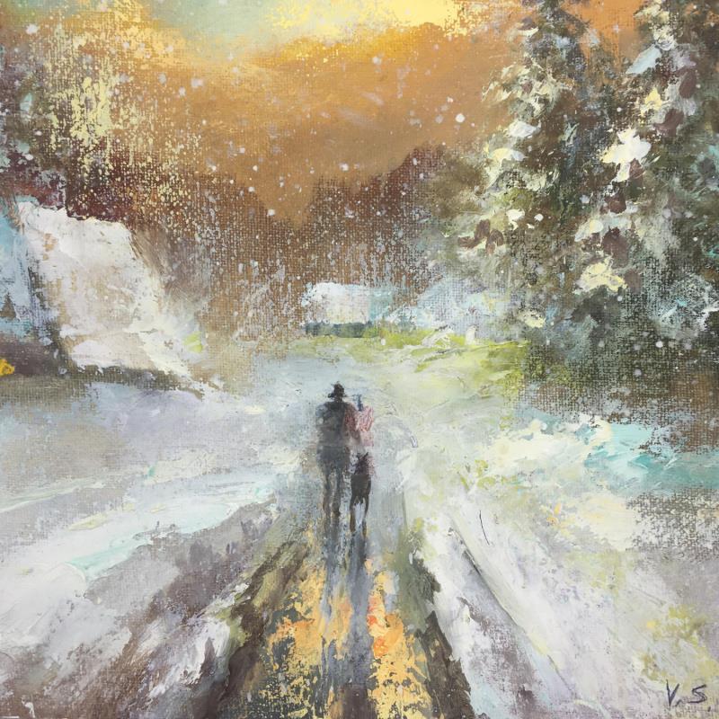 Painting Breath of our land by Skachkov Victor  | Painting Figurative Landscapes Oil