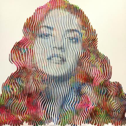 Painting La belle inconnue by Schroeder Virginie | Painting Pop art Acrylic Pop icons