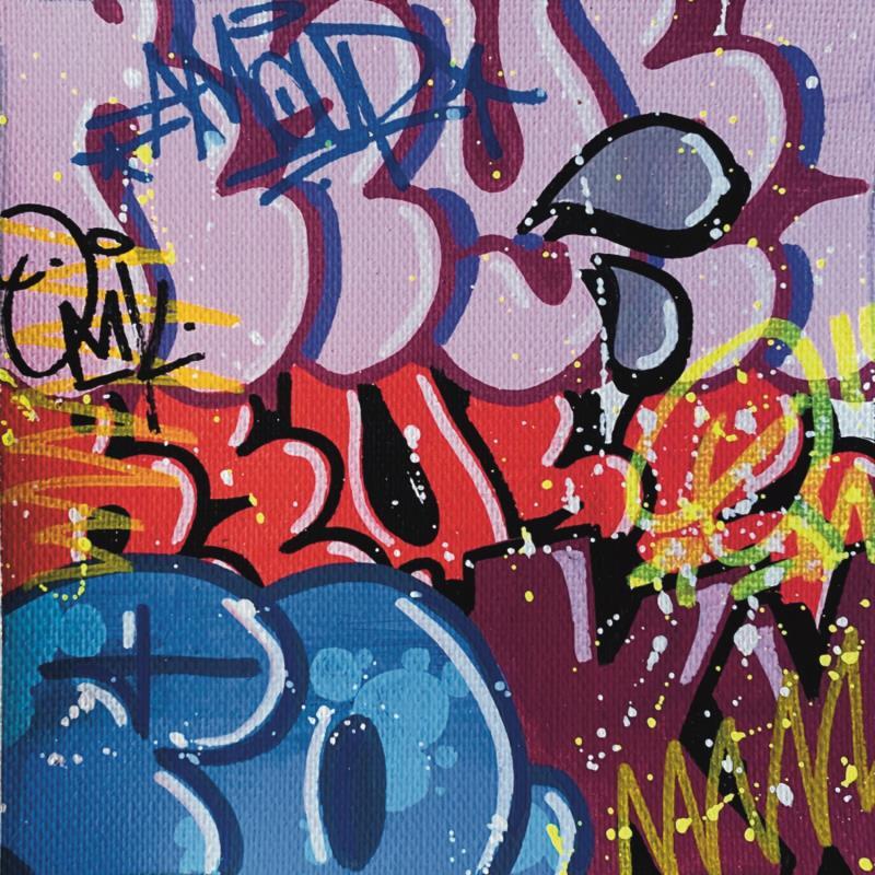 Gemälde Flop  von Reyes | Gemälde Street art Urban Graffiti