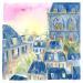 Painting Paris en secret by Balme Delphine | Painting Naive art Urban Life style Watercolor