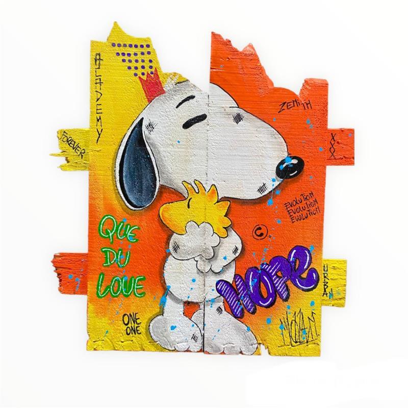 Painting Snoopy by Molla Nathalie  | Painting Pop-art Pop icons