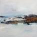 Peinture PRELUDE par Han | Tableau Abstrait Paysages Marine