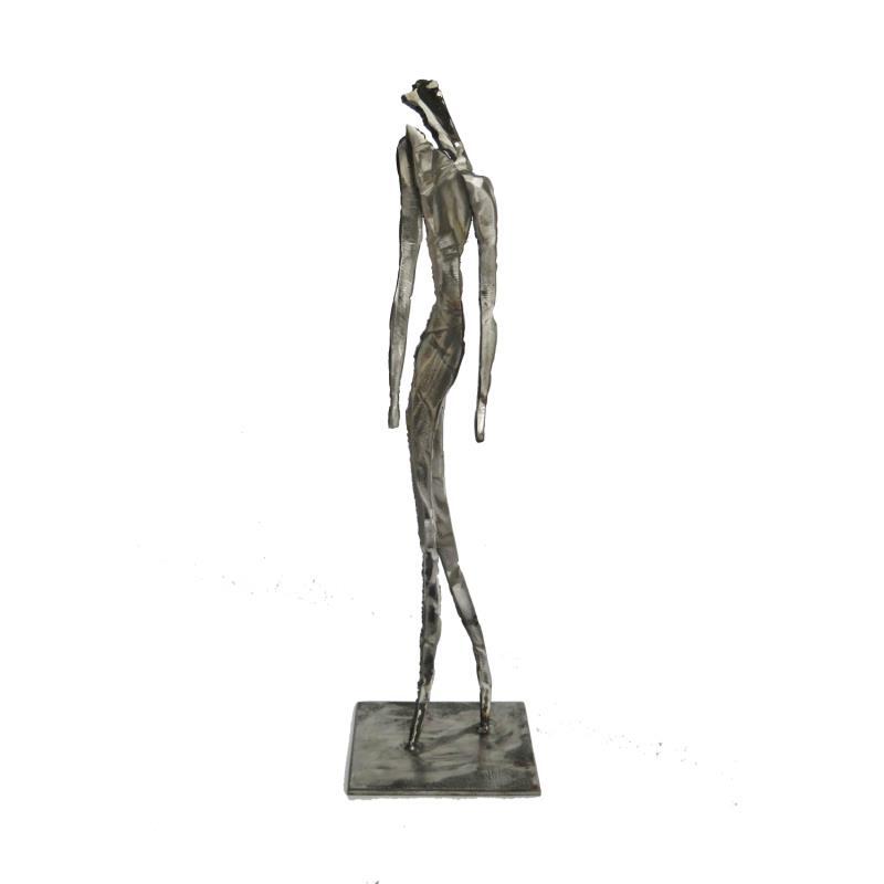 Sculpture Laura by Martinez Jean-Marc | Sculpture Raw art Metal