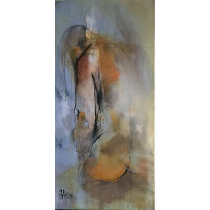 Painting L'automne II by Chaperon Martine | Painting Figurative Mixed Nude