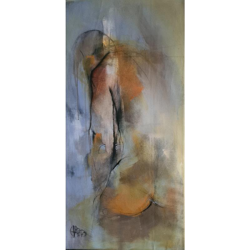 Painting L'automne II by Chaperon Martine | Painting Figurative Acrylic Nude