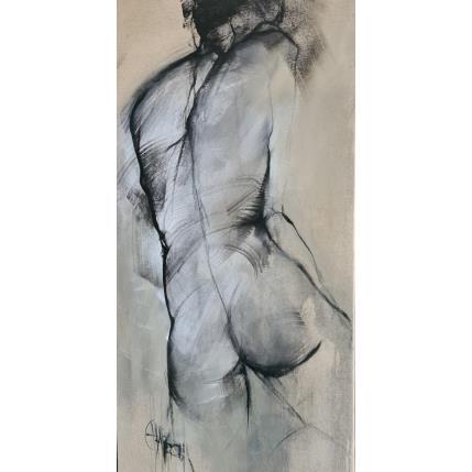 Painting Nu 1 by Chaperon Martine | Painting Figurative Mixed Nude