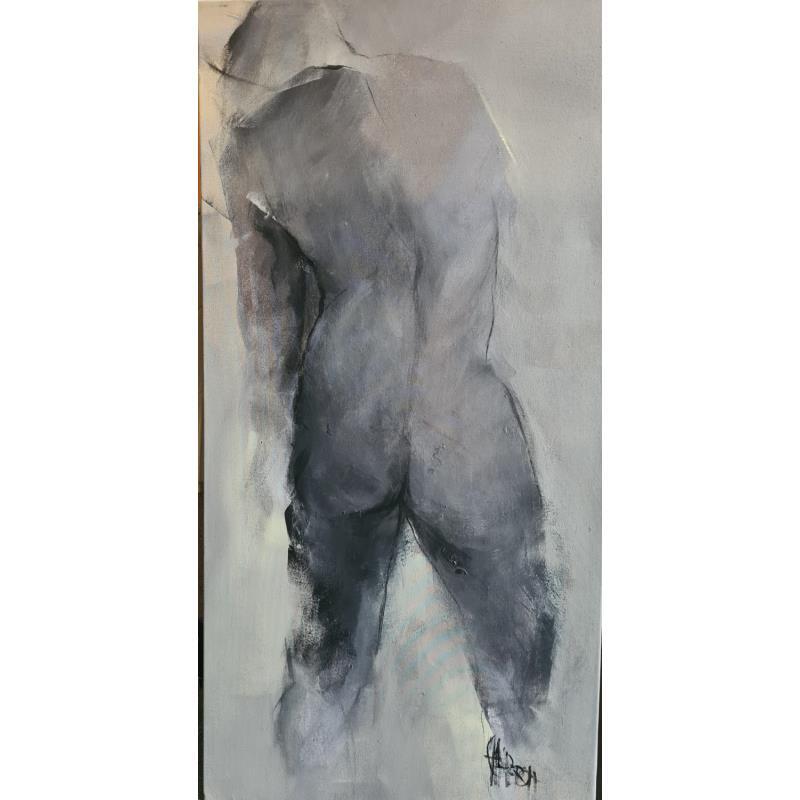 Painting Nu 2 by Chaperon Martine | Painting Figurative Acrylic Nude