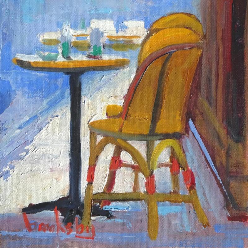 Painting Chaises by Brooksby | Painting Figurative Life style Still-life Oil