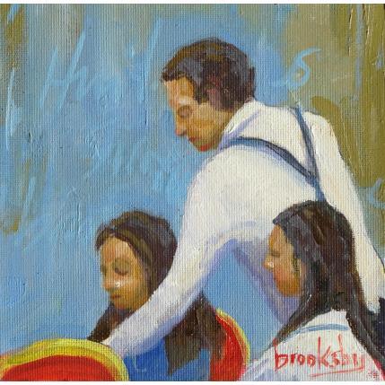 Painting Huitres Servis by Brooksby | Painting Figurative Oil Life style