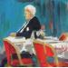 Painting Le Judge by Brooksby | Painting Figurative Life style Oil