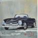 Painting Mercedes by Brooksby | Painting Figurative Life style Oil