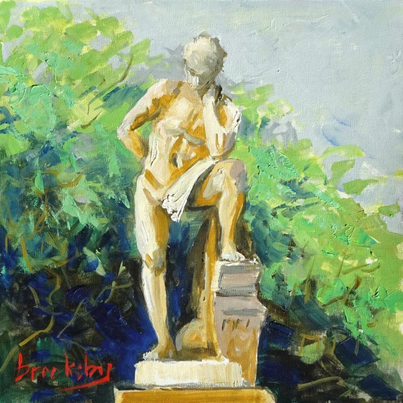 Painting Apollo by Brooksby | Painting Figurative Oil Nude, Pop icons, still-life