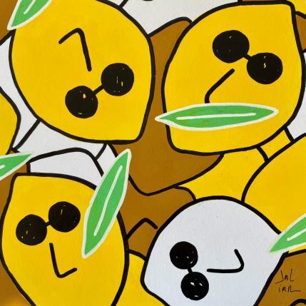 Gemälde Yellow von JuLIaN | Gemälde Pop-Art Acryl Pop-Ikonen