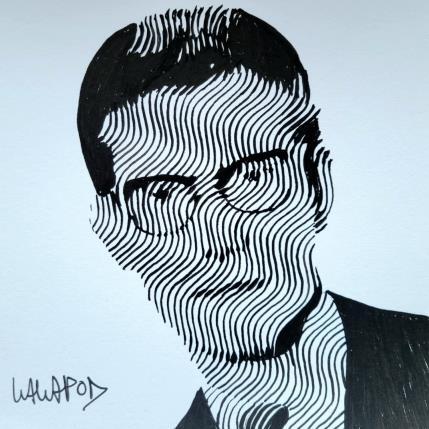 Painting Yves Saint Laurent  by Wawapod | Painting Pop-art Acrylic, Posca Pop icons, Portrait