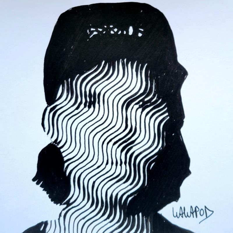 Painting Orelsan  by Wawapod | Painting Figurative Portrait Pop icons Acrylic Posca