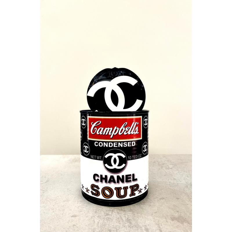 Sculpture CAT2 - CAMPBELL SOUP No Name 10019-20388-20221215-4 by TED | Sculpture Pop art Mixed Pop icons