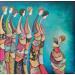 Gemälde Aimee von Blais Delphine | Gemälde Naive Kunst Alltagsszenen Acryl
