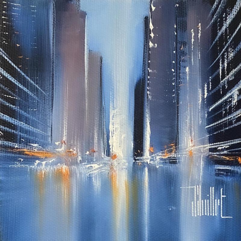 Painting Intermicare by Guillet Jerome | Painting Figurative Acrylic, Oil Urban
