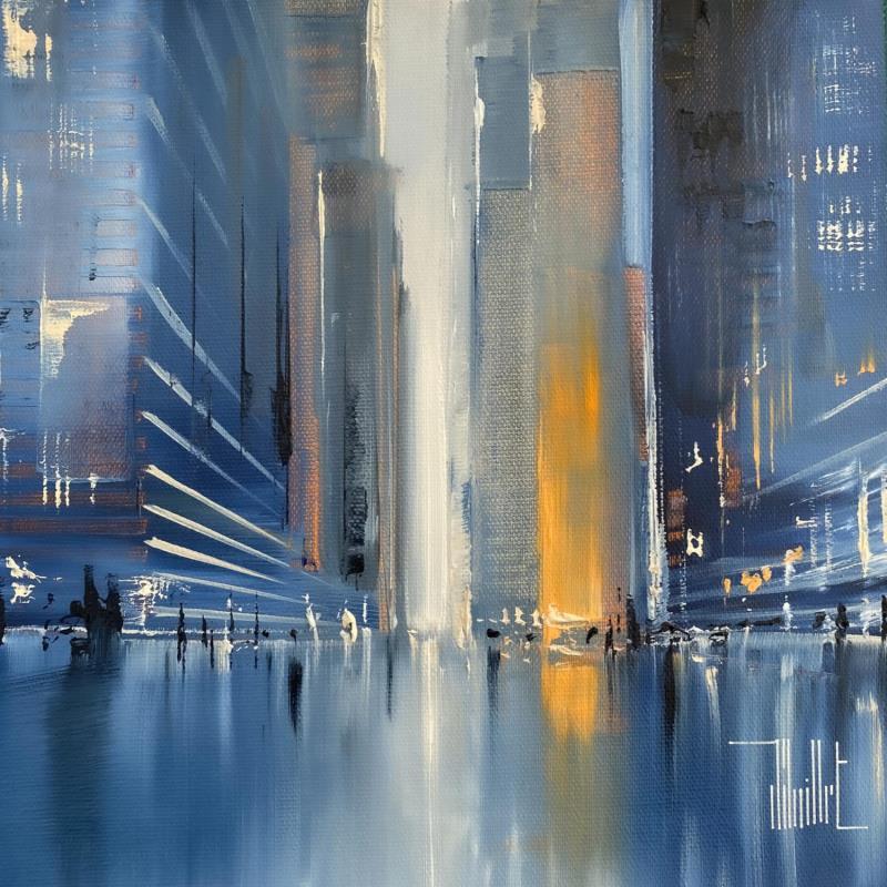 Painting Fluviatus by Guillet Jerome | Painting Figurative Acrylic, Oil Urban