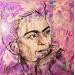 Gemälde Frida Kahlo von Luma | Gemälde Street art Porträt Pop-Ikonen Acryl