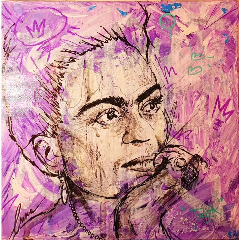Peinture Frida Kahlo par Luma | Tableau Street Art Acrylique icones Pop, Portraits