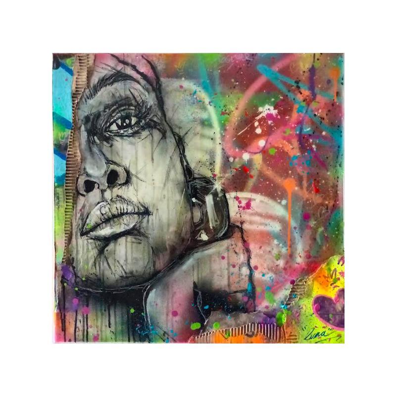 Peinture Together par Luma | Tableau Pop-art Icones Pop Graffiti Acrylique